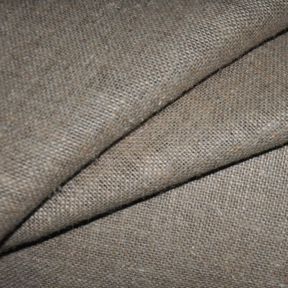 Ткань мешочная джуто-льняная 50/50%. Плотность 360-380 гр