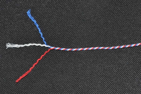 Шпагат хб (трехцветный) 120 м сменный блок+диспенсер