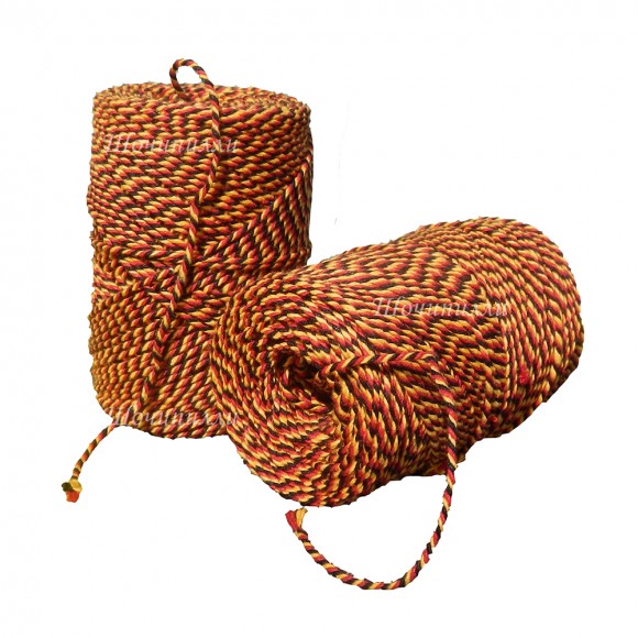 Шпагат хб (трехцветный) 120 м сменный блок+диспенсер