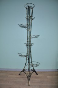 Стойка напольная под цветы Классика Витая на 7 горшков