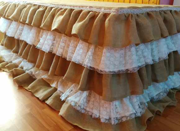 Мешковина джутовая средней плотности 240 гр/м2 (Кусок 5 м)