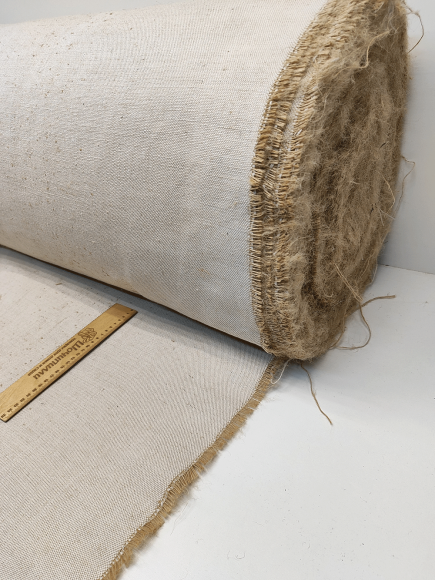 Парусина джут-хлопок плотность 560 гр/м2 (кусок 5 м)