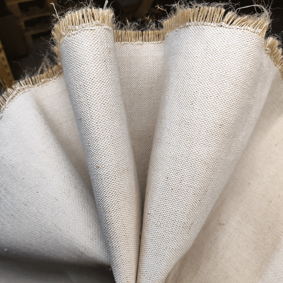 Парусина джут-хлопок плотность 560 гр/м2 (кусок 5 м)