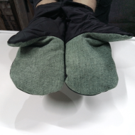 Рукавицы утепленные с брезентовым наладонником