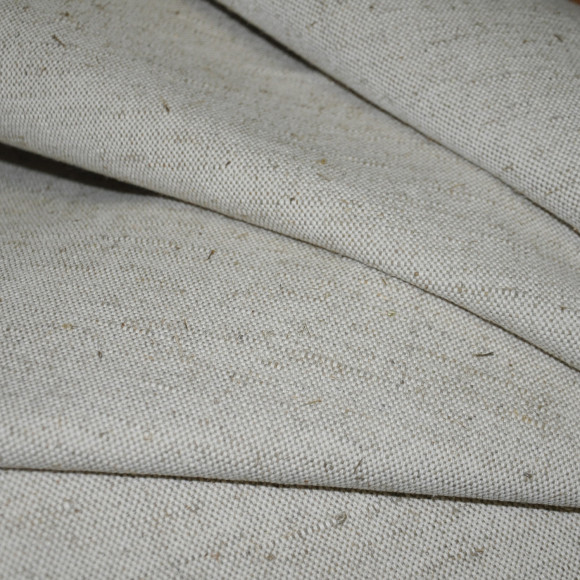 Парусина полульняная плотность 560 гр/м2 (Кусок 5 метров)