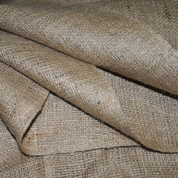 Мешковина джутовая 220 гр/м2 ширина 110 см