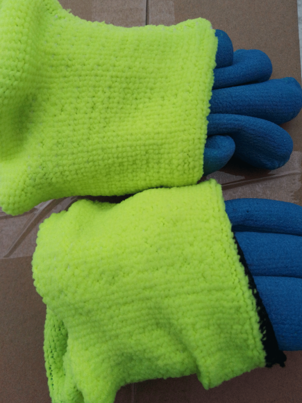 Перчатки утепленные (флис) двойной облив