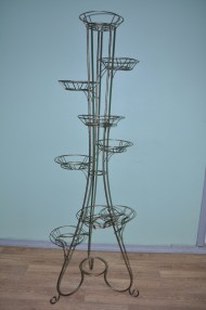 Подставка для цветов Элегант на 9 горшков (металлическая)