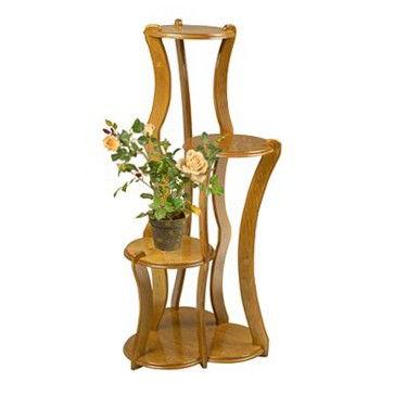 Подставка деревянная Декоративная на 3 горшка