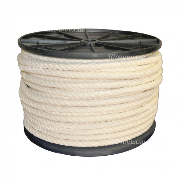 Канат хлопчатобумажный 10 мм (на катушке 100 м)
