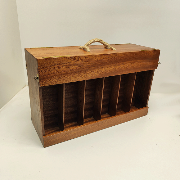 Ящик-чемодан винный БУ (сет на 12 бутылок) 58х36х21 см