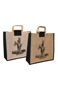 Сумка джутовая Индеец 38х38х13 см