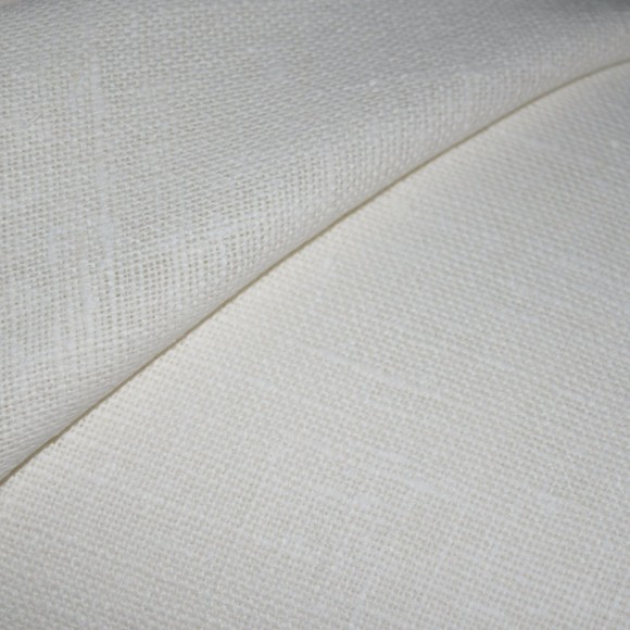 Ткань мешочная 100% льняная Белая. Плотность 400 гр Ширина 100 см