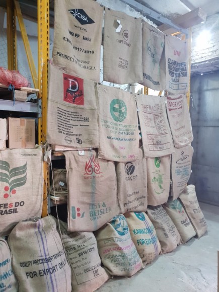 Мешок из под кофе Cafe Do Brasil