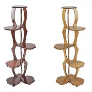 Подстака для цветов деревянная Угловая на 4 горшка