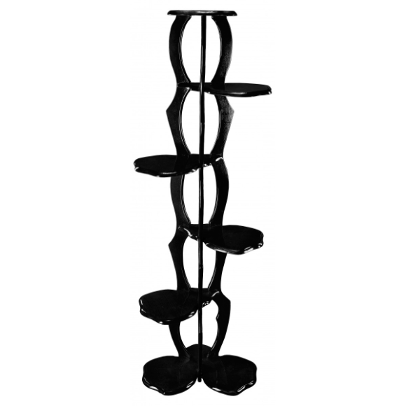 Подставка для цветов Угловая на 5 горшков (деревянная)