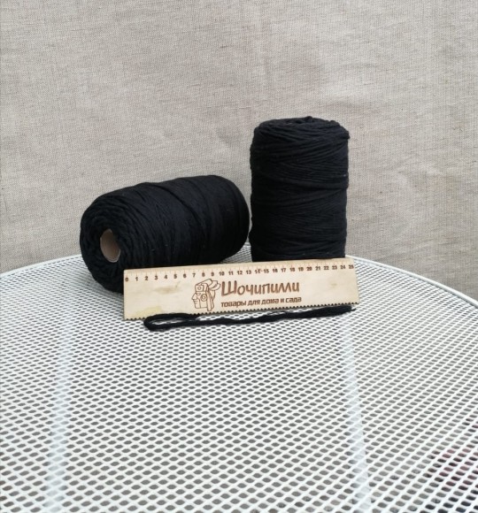 Шпагат хлопковый Цветной для макраме 3000 текс (весовой)