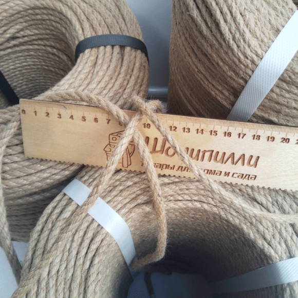 Канат джутовый Отечественный 6 мм (мягкий)