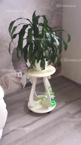 Подставка деревянная Вира Большая (на колесиках)