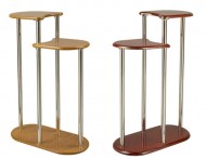 Подставка под цветы Ступенька на 2 горшка (комбинированная)