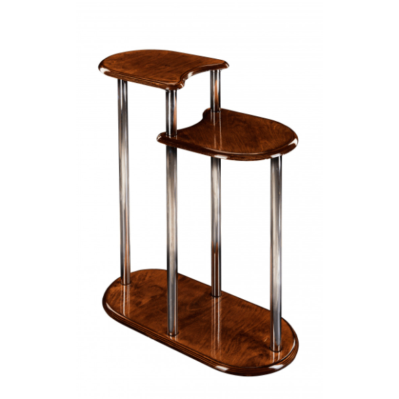 Подставка под цветы Ступенька на 2 горшка (комбинированная)