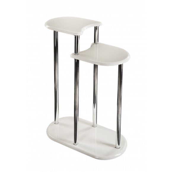 Подставка под цветы Ступенька на 2 горшка (комбинированная)