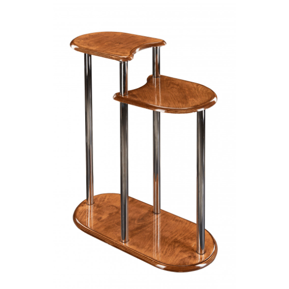 Подставка под цветы Ступенька на 2 горшка (комбинированная)