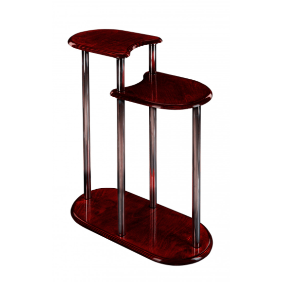 Подставка под цветы Ступенька на 2 горшка (комбинированная)