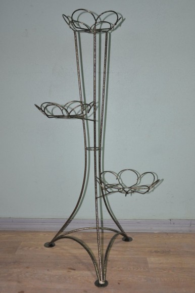 Подставка напольная Классика на 3 горшка (серия Ромашка)