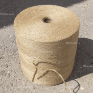 Шпагат джутовый 2х560 текс весовой 8-12 кг (промышленная бобина)(цена руб/кг)